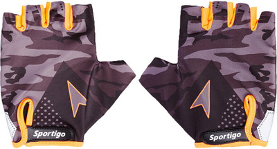 

Sportigo CAMO CYCLING Gloves Grey/Orange Cycling Gloves (L, Grey)