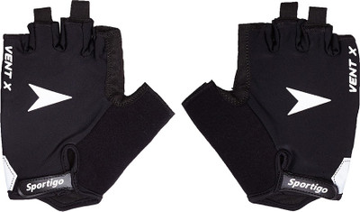 

Sportigo VENT-X CYCLING Gloves Black/White Cycling Gloves (, Black