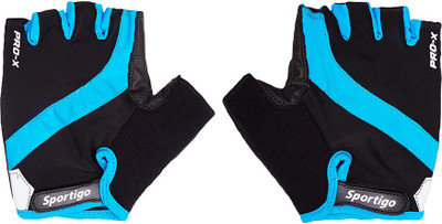 

Sportigo PRO-X CYCLING Gloves Black/Blue Cycling Gloves (, Blue