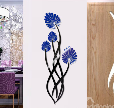 

Naveed Arts  Acrylic wall sticker Sticker(Pack of 1, Blue;black