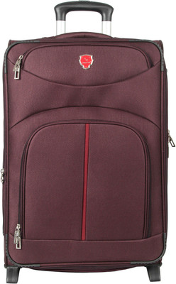 

emblem Plaza 20Inch Wine Trolley Expandable Cabin Luggage -  inch(Purple