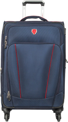 

emblem Platinum 55cm Blue Trolley Expandable Cabin Luggage -  inch(Blue