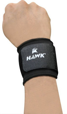 

HAWK Neoprene Wrist Support (Free Size, Black)