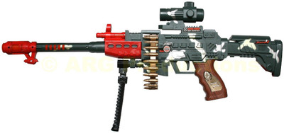 

RIANZ Machine Gun High Toy Set With Flash Light And Sound Effects For Kids, Best Birthday Gift For Your Kids(Multicolor)