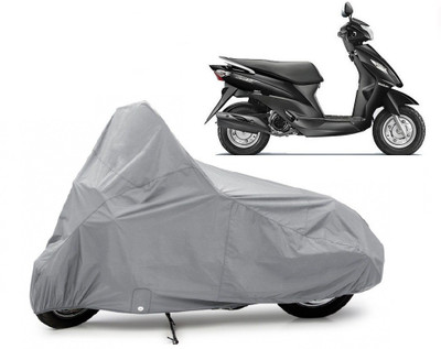 

AUTO AGE Two Wheeler Cover for Suzuki(Let's, Silver)