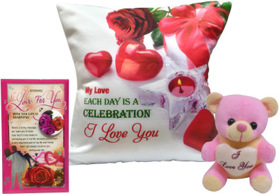 

Natali Traders Cushion, Soft Toy Gift Set