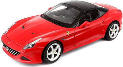 

Bburago Ferrari California T Closed Top, Diecast Model Car, Scale 1:18, Color - Red(Red)