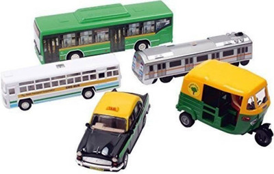 

Bonkerz Common Means Of Transport In India Toy Set For Kids(Multicolor)
