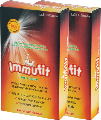

MEDESSENTIA Immufit Caps Pack Of 2 Boxes(300 mg)