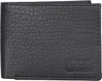 pocket bazar Men Black Artificial Leather Wallet(3 Card Slots)