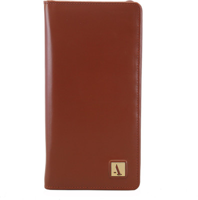 

ADAMIS Women Casual Tan Genuine Leather Wallet(7 Card Slots)