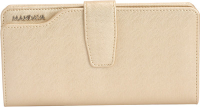 

DEEYA Women Casual Beige Artificial Leather Wallet(8 Card Slots)
