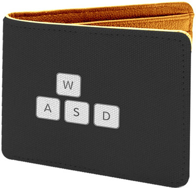 

REHBAR Men Multicolor Canvas Wallet(4 Card Slots), Brown-3402