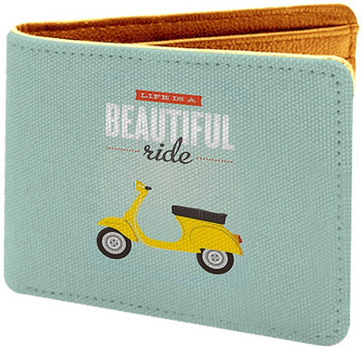 

REHBAR Men Multicolor Canvas Wallet(4 Card Slots), Brown-3489