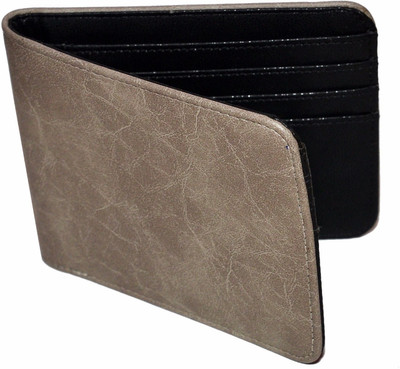 

LEZARD Men Grey Artificial Leather Wallet(8 Card Slots)