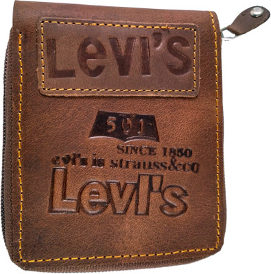 

Levi's Men Brown Genuine Leather Wallet(6 Card Slots)