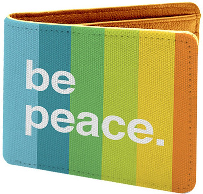 

REHBAR Men Multicolor Canvas Wallet(4 Card Slots), Brown-3454