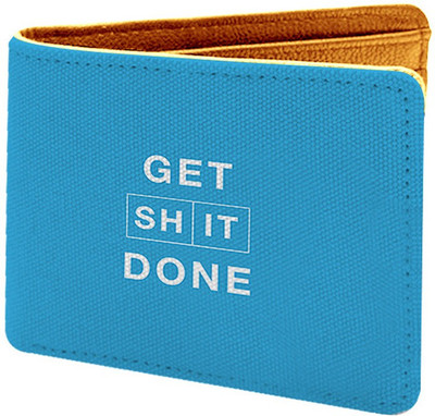 

REHBAR Men Multicolor Canvas Wallet(4 Card Slots), Brown-3412