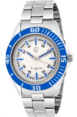 Lugano LG 1084 Blue ring Bronze Metal Watch  - For Men   Watches  (Lugano)