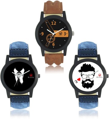 Rizzly EXCLUSIVE COMBO Of 3 Watches Lorem-Foxter Watch  - For Boys   Watches  (Rizzly)