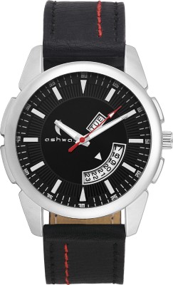 Ashwa JM - 1001 A Black Dial Day and Date Watch  - For Boys   Watches  (Ashwa)