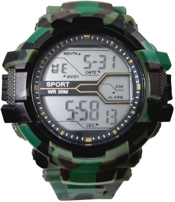 Aviser Army Green Sports Digital WR 30M Army5326 Watch  - For Boys   Watches  (Aviser)