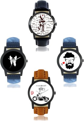 AR Sales Funcy combo (Pack of 4) Watch  - For Men   Watches  (AR Sales)