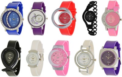 Maxi Retail Branded Combo AJS034 Watch  - For Women   Watches  (Maxi Retail)