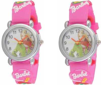 keepkart Pink Brabie Childen Watch Combo Pack Of- 2 Watch  - For Boys & Girls   Watches  (Keepkart)