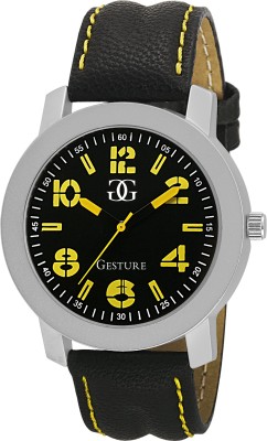 Gesture 202- Black And Yellow Latest Collection Modish Watch  - For Men   Watches  (Gesture)