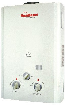 

Sun Flame 6 L Gas Water Geyser(White, gas geyser 6 liter)