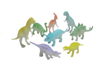 

Beston Glowing Dinosaur Figures Set in Dark ( No Batteries Required )(Multicolor)