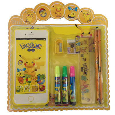 

Funcart Pokemon Iphone Shape 9 in 1 Stationery Set