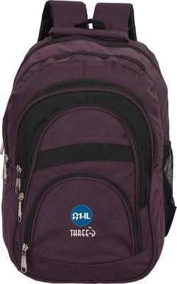 

Azil Three-D AZ236 Polyster Pruple & Black School Backpack 25 L Backpack(Purple)