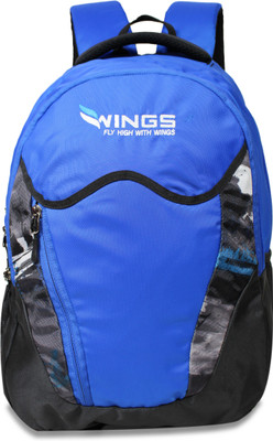 

Wings Legend Fancy Casual Multipurpose College 30 L Backpack(Blue, Black)