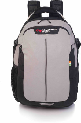 

Adventure Worx Hillcrest 25 L Laptop Backpack(Grey), Cream