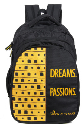 

Pole Star BIG 4 COMPARTMENT 36 L Backpack(Yellow, Black)