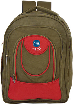 

Azil Three-D AZ233 Polyster Brown & Red School Backpack 25 L Backpack(Red)