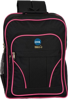 

Azil Three-D AZ238 Polyster Black School Backpack 25 L Backpack(Black)