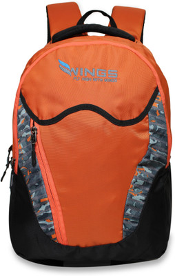 

Wings Legend Fancy Casual Multipurpose College 30 L Backpack(Orange)