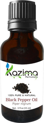 

KAZIMA Black Pepper Essential Oil (15ML) Pure Natural For Skin Care & Hair Treatment(15 ml)