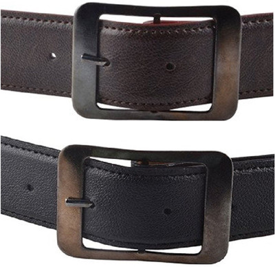

Poland Boys Casual, Formal Brown, Black Artificial Leather Belt, Black;brown