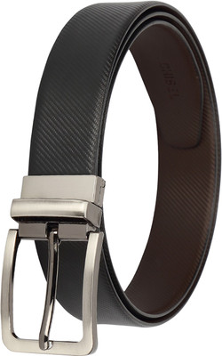 

Chisel Men Formal Black Genuine Leather Reversible Belt