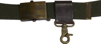 

Honey Badger Men & Women Casual Green Canvas Belt