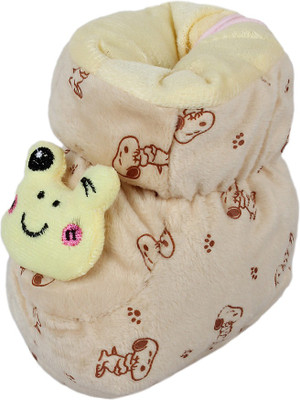 

BabyShower Booties(Toe to Heel Length - 10 cm Brown)
