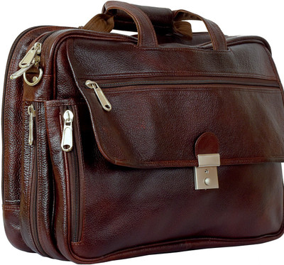 

FORGE BLB01B1OEEM Medium Briefcase - For Men & Women(Brown)