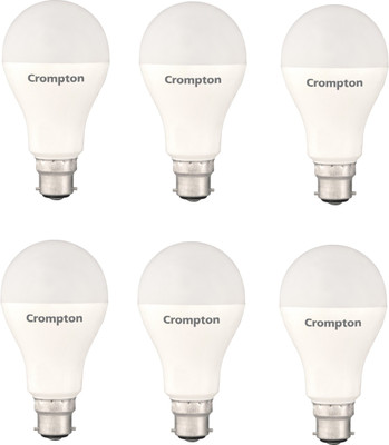 

Crompton 18 W Standard B22 LED Bulb(White, Pack of 6)
