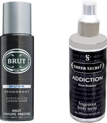 

Brut MUSK with SHEER SECRET ADDICTION MEN(Set of 2)