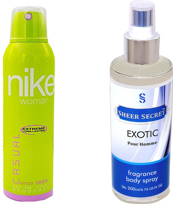 

Nike CASUAL WOMEN with SHEER SECRET EXOTIC MEN(Set of 2)