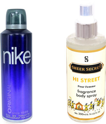 

Nike ORIGINAL MEN with SHEER SECRET HI STREET WOMEN(Set of 2)